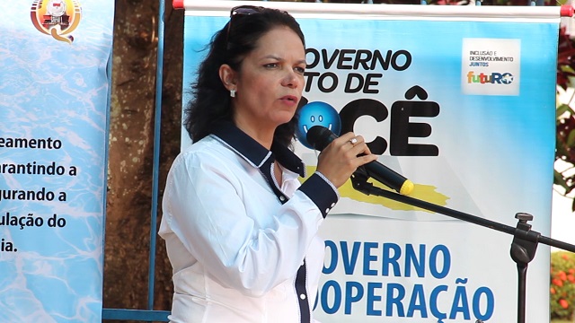 Mrcia Luna fala da Importnca da parceira CAERD/Santo Antonio Energia